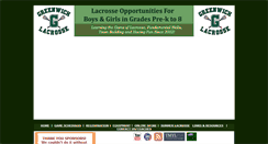Desktop Screenshot of greenwichlax.com
